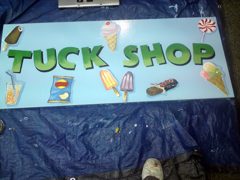 hand painted signs
