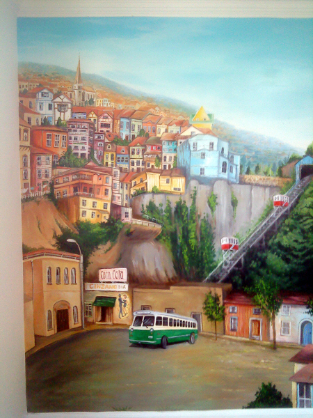 Valparaiso Chile mural