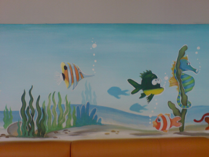 aquatic mural