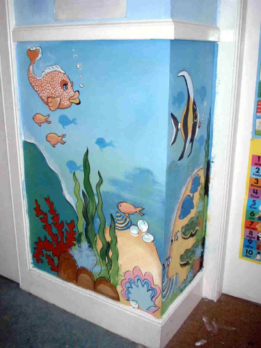 aquatic mural