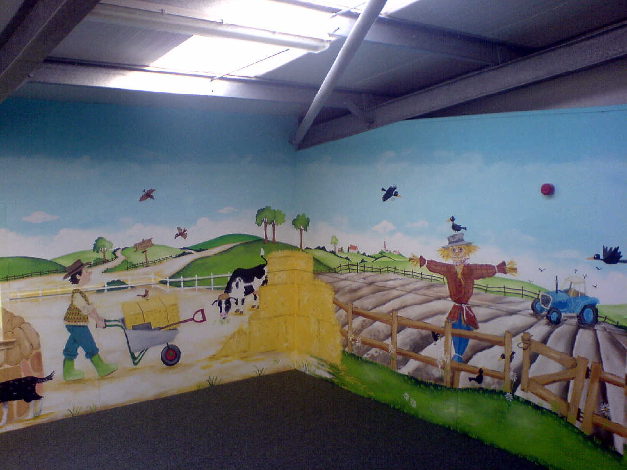 active kids adventure park mural