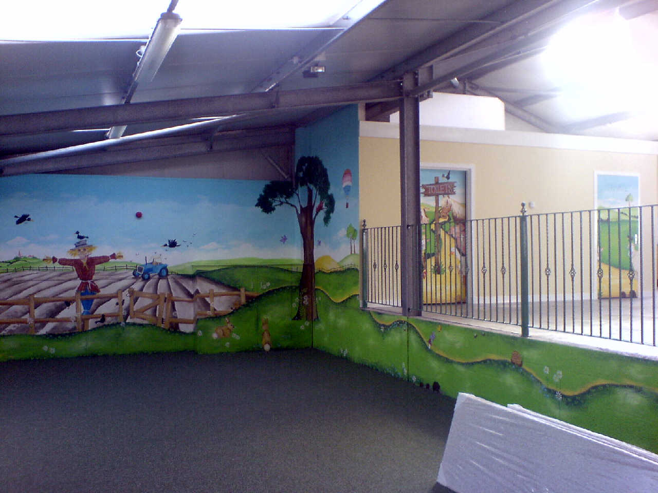 active kids adventure park mural