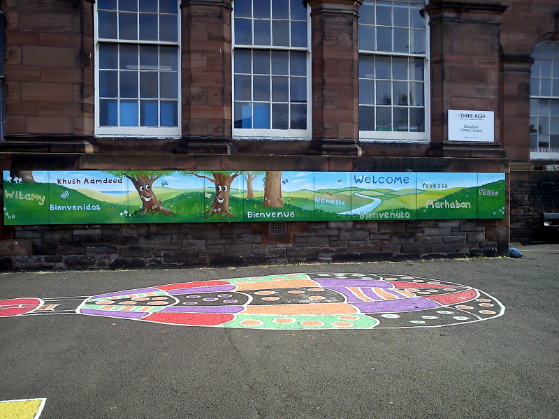 broughton primary mural