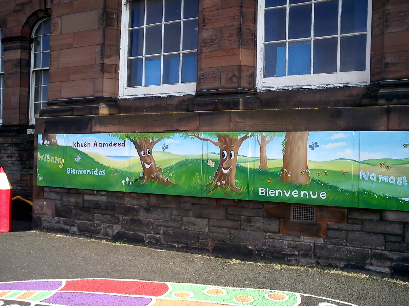 broughton primary mural