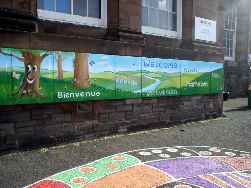 broughton primary mural