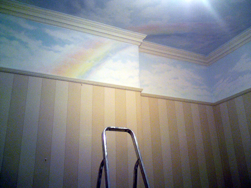 Sky Rainbow Mural