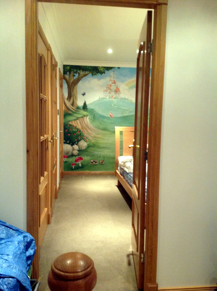 fairy tale mural