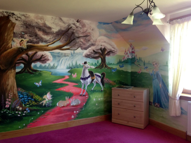 fairy tale mural