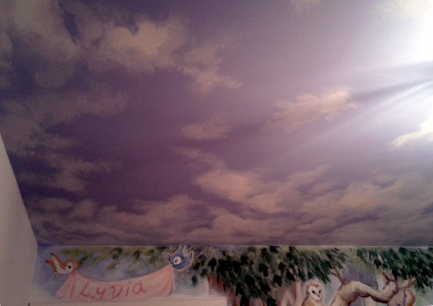 fairy tale mural