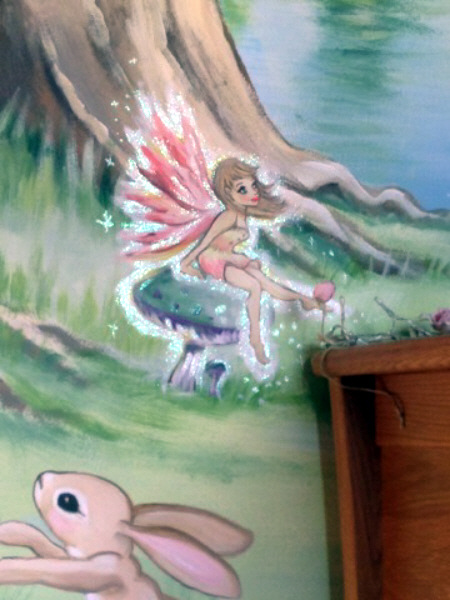 fairy tale mural