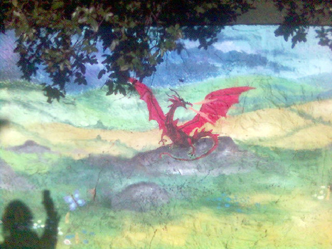 fairy tale mural