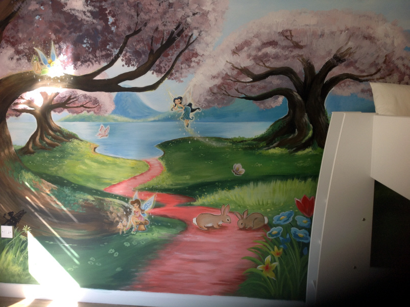 fairy tale mural