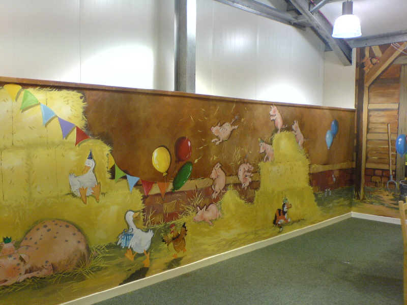 active kid toys mural