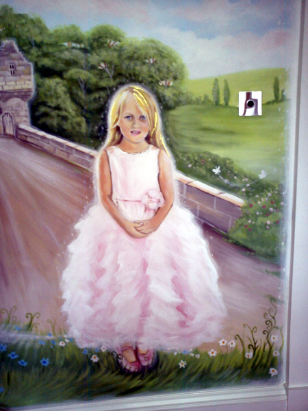 fairy tale mural