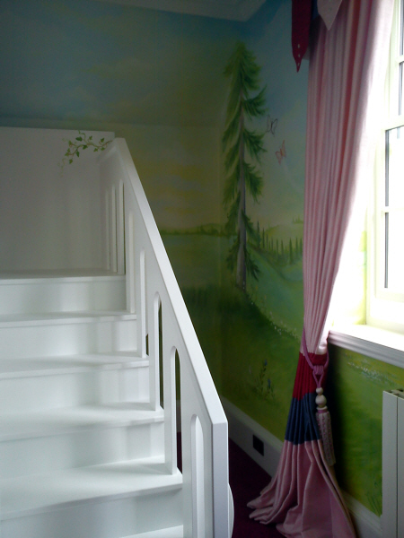 fairy tale mural