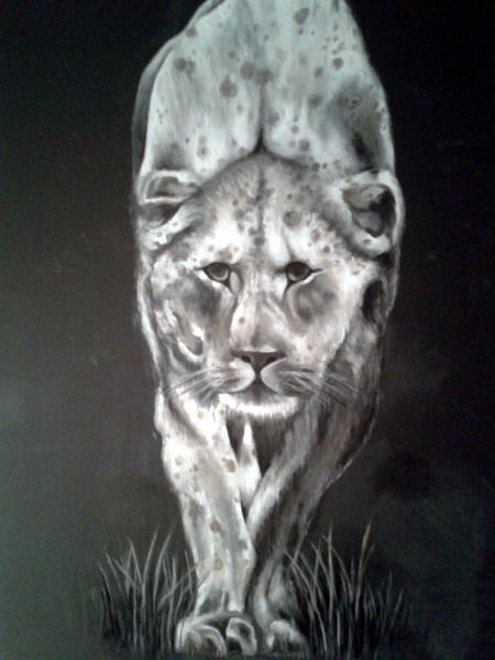 lions mural