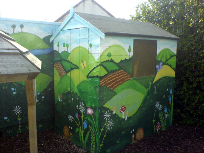 chapter one nursery mural