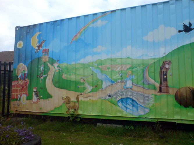 mount esk nursery mural