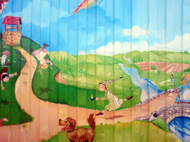 mount esk nursery mural