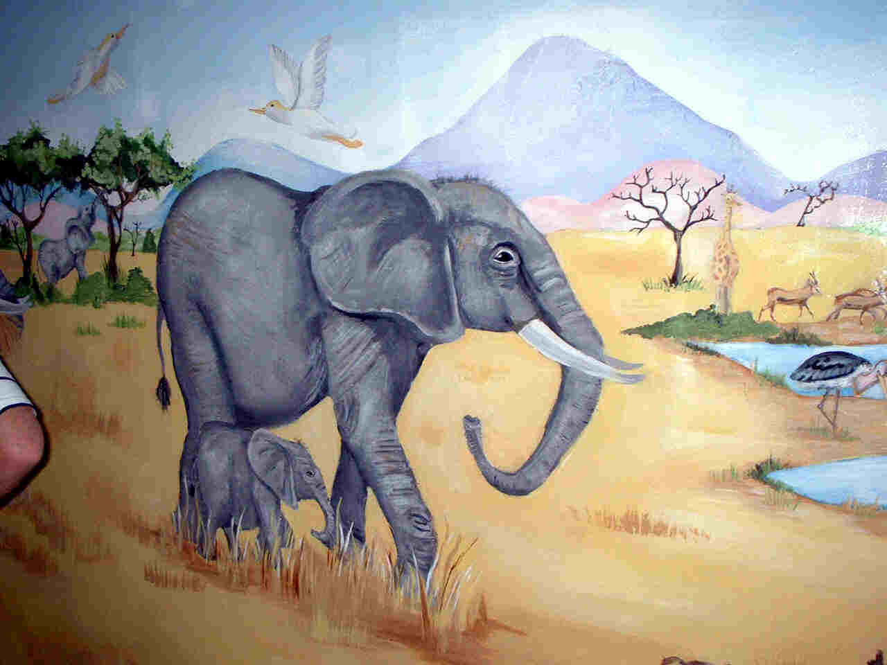 safari mural