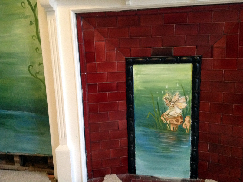 fairy tale mural