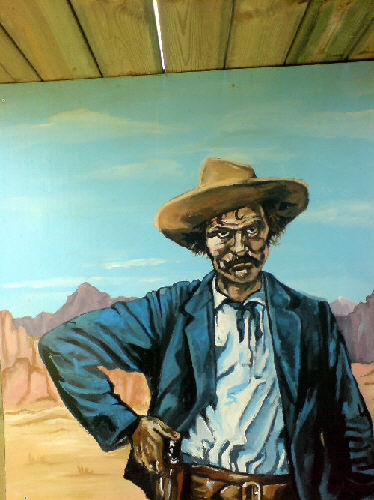 wild west mural